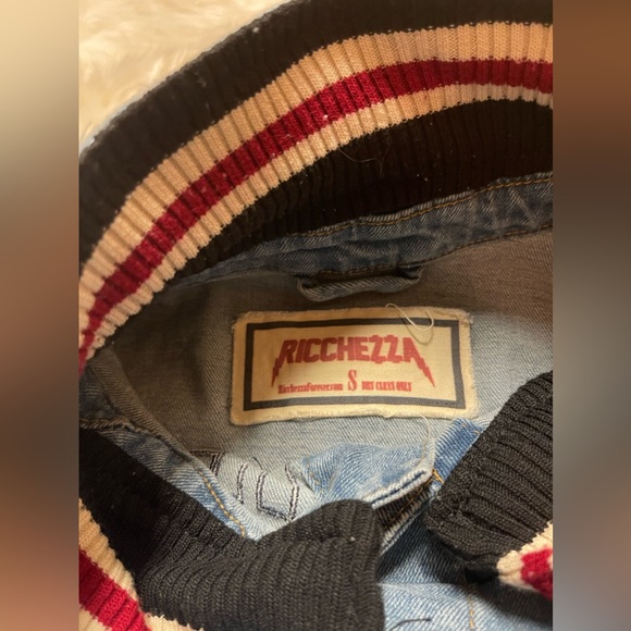 Ricchezza Trust Issues Denim Jacket - Picture 5 of 16